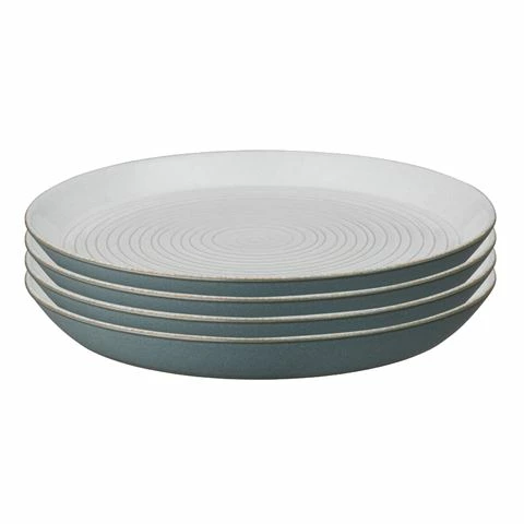 Denby - Impression Charcoal Spiral Dinner Plate Set 4pce 3 Denby - Impression Charcoal Spiral Dinner Plate Set 4pce