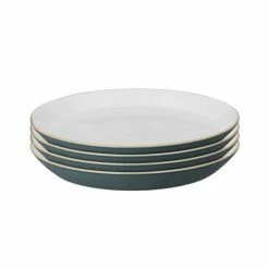 Denby - Impression Charcoal Medium Plate Set Of 4