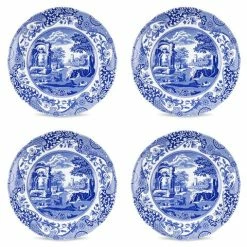 Spode - Blue Italian Entree Plate 23cm Set 4pce