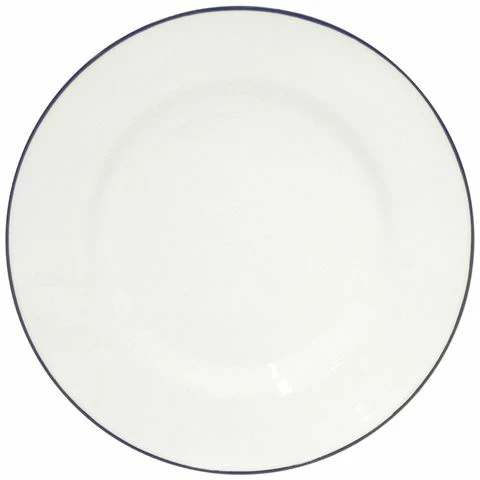 Costa Nova - Beja White Blue Salad/Dessert Plate 23cm 3 Costa Nova - Beja White Blue Salad/Dessert Plate 23cm