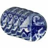 Costa Nova - Lisboa Blue Tile Bread Plate Set 4pce 17cm 1 Costa Nova - Lisboa Blue Tile Bread Plate Set 4pce 17cm -Ecology Shop 119390 Large