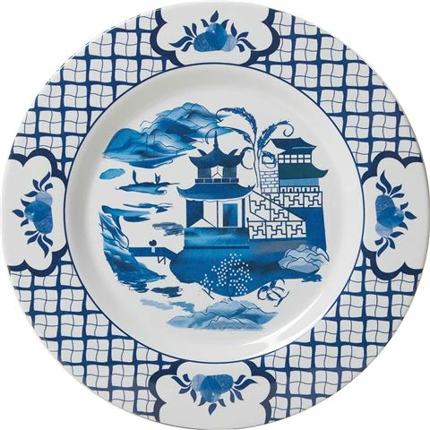 The Enchanted Home - Pagoda Melamine Charger 35cm 3 The Enchanted Home - Pagoda Melamine Charger 35cm