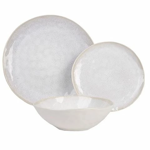 Ladelle - Positano Reactive White Dinner Set 12pce 3 Ladelle - Positano Reactive White Dinner Set 12pce