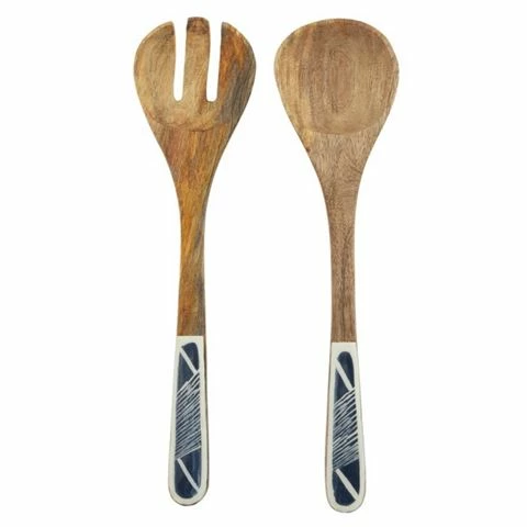 Coastal Home - Wooden Salad Servers Set 3 Coastal Home - Wooden Salad Servers Set