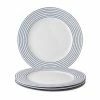 Laura Ashley - Blueprint Candy Stripe Plate Set 20cm 4pcs -Ecology Shop 161784 Large