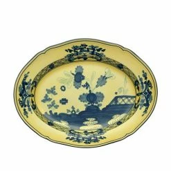 Richard Ginori - Oriente Italiano Collection Oval Platter Citrino 29.3x38.5cm