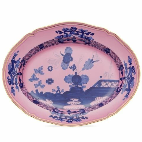 Richard Ginori - Oriente Italiano Collection Oval Platter Azalea 29.3x38.5cm 3 Richard Ginori - Oriente Italiano Collection Oval Platter Azalea 29.3x38.5cm