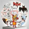 Ligne Blanche - Jean-Michel Basquiat Batman Plate 21cm 2 Ligne Blanche - Jean-Michel Basquiat Batman Plate 21cm -Ecology Shop 166822 Large