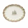 Arte Italica - Natale Scalloped Oval Platter 38cm 2 Arte Italica - Natale Scalloped Oval Platter 38cm -Ecology Shop 166836 Large