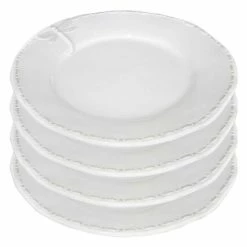 French Country - Dragonfly Stoneware Dinner Plate Set 4pce