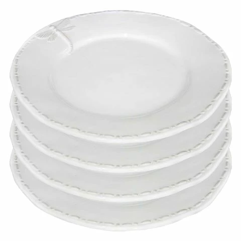 French Country - Dragonfly Stoneware Dinner Plate Set 4pce 3 French Country - Dragonfly Stoneware Dinner Plate Set 4pce