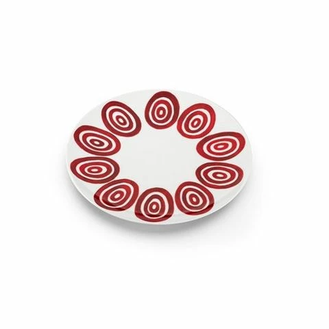 ThemisZ - Kyklos Red Dessert Plate 24cm 3 ThemisZ - Kyklos Red Dessert Plate 24cm
