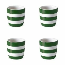 Cornishware - Egg Cup Set Adder Green 4pce