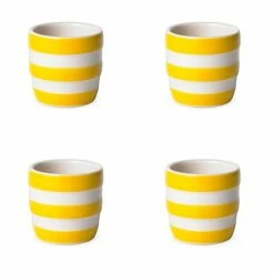 Cornishware - Egg Cup Yellow Set 4pce