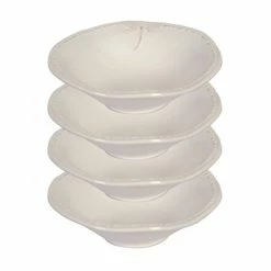 French Country - Dragonfly Cereal Bowl Set White 4pce