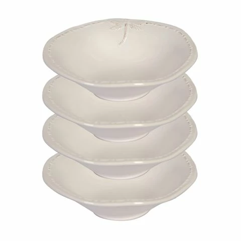 French Country - Dragonfly Cereal Bowl Set White 4pce 3 French Country - Dragonfly Cereal Bowl Set White 4pce