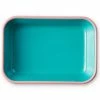 Kip & Co - Sole Block Enamel Snack Dish Turquoise 14x21cm 1 Kip & Co - Sole Block Enamel Snack Dish Turquoise 14x21cm -Ecology Shop 192505 Large