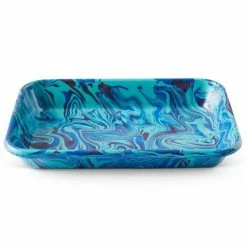 Kip & Co - Ocean Swirl Enamel Baking Dish One Size