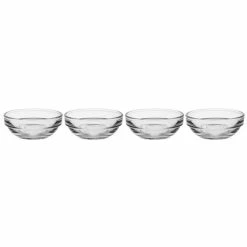 Duralex - Lys Stackable Bowl Set 7.5cm 70ml/4pce
