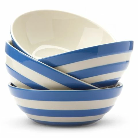 Cornishware - Cereal Bowl Blue Set Of 4 3 Cornishware - Cereal Bowl Blue Set Of 4