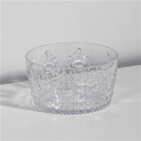 Flair Decor - Acrylic Snack Bowl Gemstone Clear 14x7.5cm 3 Flair Decor - Acrylic Snack Bowl Gemstone Clear 14x7.5cm