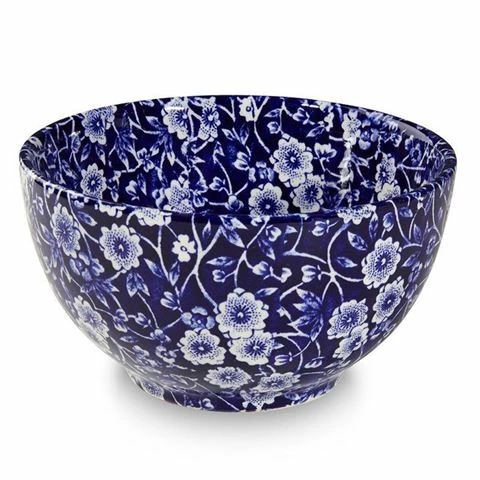 Burleigh - Blue Calico Mini Footed Bowl 12cm 3 Burleigh - Blue Calico Mini Footed Bowl 12cm