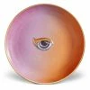 L'Objet - Lito Eye Canape Plate Purple Orange 1 L'Objet - Lito Eye Canape Plate Purple Orange -Ecology Shop 409567 Large