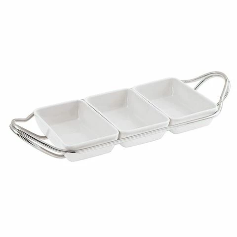 Sambonet - New Living S.S Rectangular Hors D'oeuvres Tray 3 Sambonet - New Living S.S Rectangular Hors D'oeuvres Tray