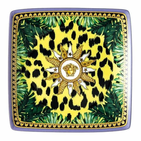 Rosenthal - Versace Jungle Animalier Square Flat Bowl 12cm 3 Rosenthal - Versace Jungle Animalier Square Flat Bowl 12cm