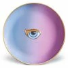L'Objet - Lito Eye Canape Plate Blue Purple 2 L'Objet - Lito Eye Canape Plate Blue Purple -Ecology Shop 455909 Large