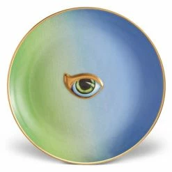 L'Objet - Lito Eye Canape Plate Green Blue