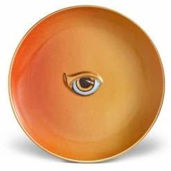 L'Objet - Lito Eye Canape Plate Orange Yellow