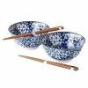 Concept Japan - Damizakura Bowl Set W/Chopsticks 4pce 2 Concept Japan - Damizakura Bowl Set W/Chopsticks 4pce -Ecology Shop 457219 Large