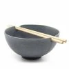 S & P - Ikana Bowl W/Chopsticks Iron 16cm 2 S & P - Ikana Bowl W/Chopsticks Iron 16cm -Ecology Shop 458113 Large