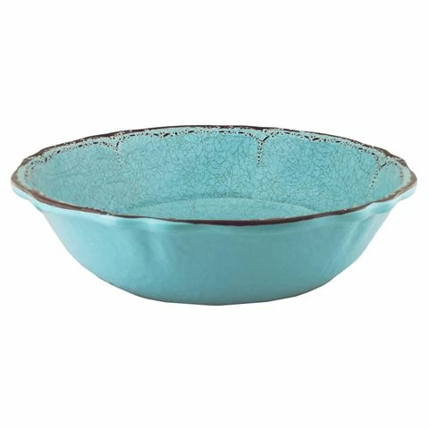 Le Cadeaux - Antiqua Salad Bowl Turquoise 35cm 3 Le Cadeaux - Antiqua Salad Bowl Turquoise 35cm