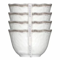 Le Cadeaux - Rustica Dessert Bowls White Set 4pce