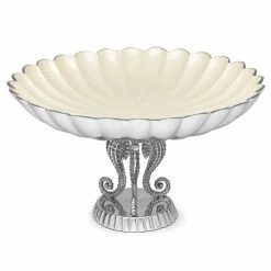 Julia Knight - By The Sea Pedestal Bowl Large Snow