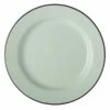 Falcon - Enamel Dinner Plate Pastel Blue & Grey Rim 26cm -Ecology Shop 484125 Large