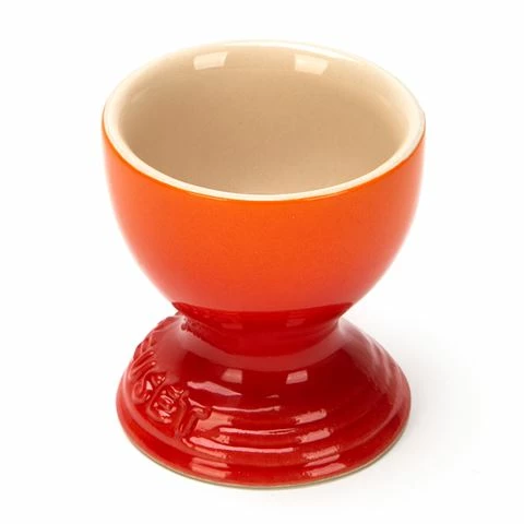 Le Creuset - Stoneware Egg Cup Volcanic Orange 3 Le Creuset - Stoneware Egg Cup Volcanic Orange