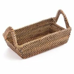 Calaisio - Rectangular Basket With Handles 23x12cm