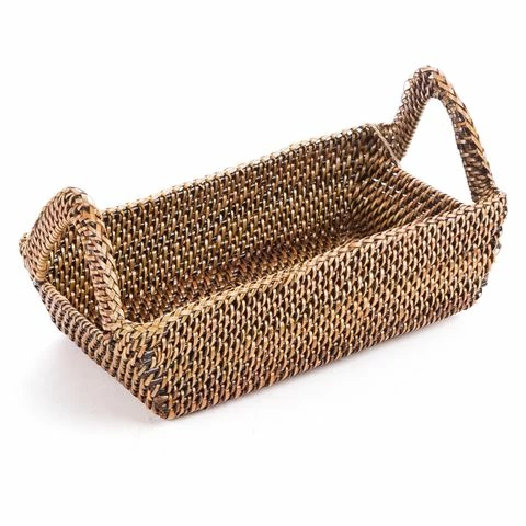 Calaisio - Rectangular Basket With Handles 23x12cm 3 Calaisio - Rectangular Basket With Handles 23x12cm