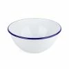 Falcon - Enamel Deep Cereal Bowl White & Blue 16cm 2 Falcon - Enamel Deep Cereal Bowl White & Blue 16cm -Ecology Shop 561958 Large