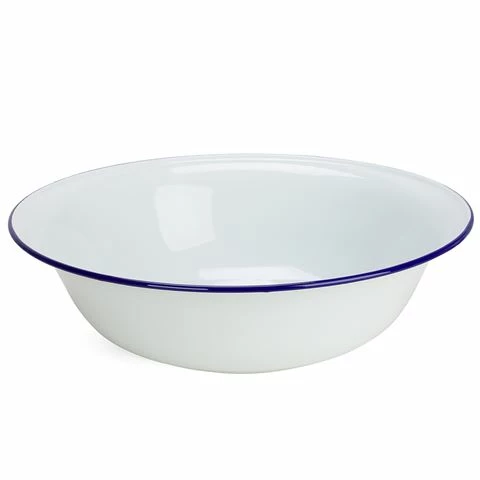 Falcon - Wash Basin White & Blue 3 Falcon - Wash Basin White & Blue