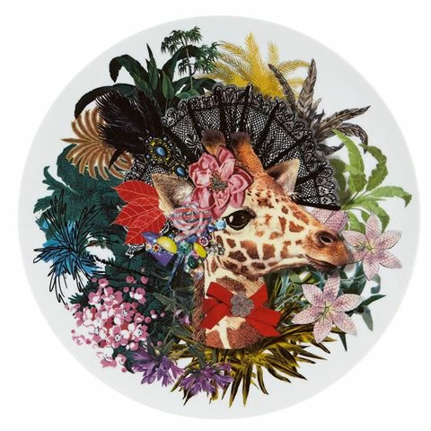 Christian Lacroix - Dofia Jirafa Charger Plate 3 Christian Lacroix - Dofia Jirafa Charger Plate