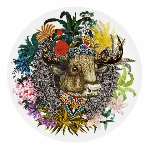 Christian Lacroix - Monseigneur Bull Charger Plate 3 Christian Lacroix - Monseigneur Bull Charger Plate