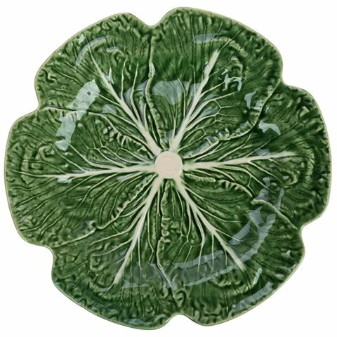 Bordallo Pinheiro - Cabbage Green Charger Plate 30.5cm 3 Bordallo Pinheiro - Cabbage Green Charger Plate 30.5cm