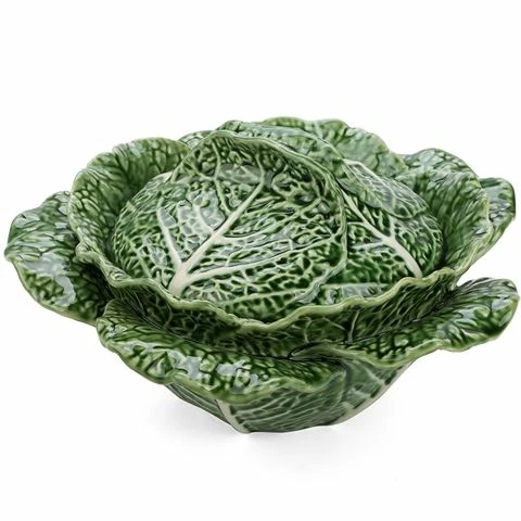 Bordallo Pinheiro - Cabbage Green Tureen 2L 3 Bordallo Pinheiro - Cabbage Green Tureen 2L