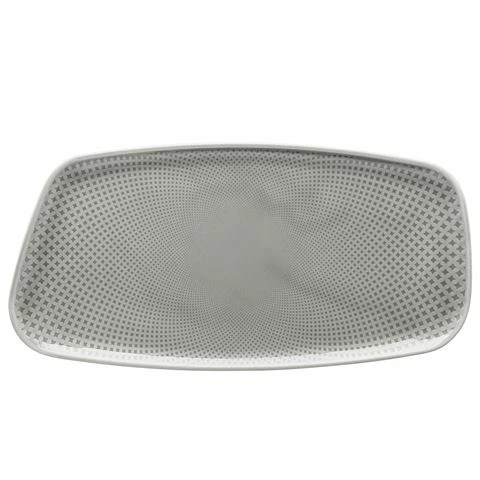 Rosenthal - Junto Platter Pearl Grey 30x15cm 3 Rosenthal - Junto Platter Pearl Grey 30x15cm