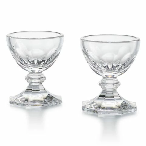 Baccarat - Harcourt Egg Holder Set Clear 2pce 3 Baccarat - Harcourt Egg Holder Set Clear 2pce
