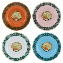 Richard Ginori - Il Viaggio Mix Of 4 Flat Bread Plates 16 Cm
